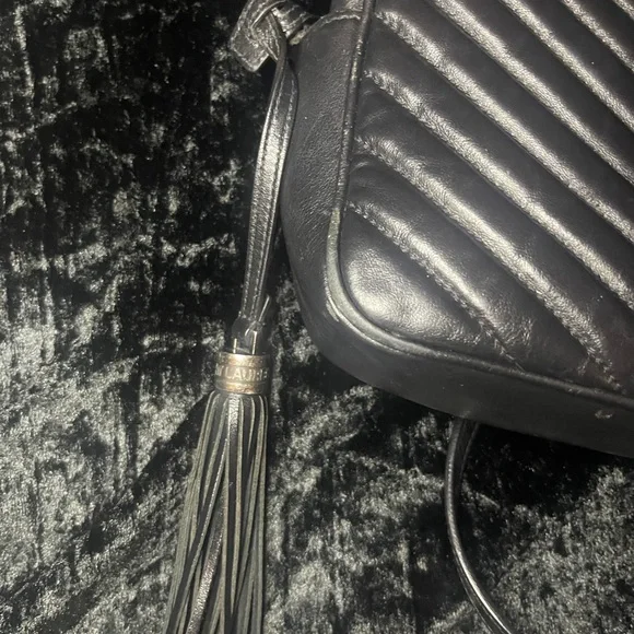 Yves Saint Laurent Black Quilted Crossbody Bag - Picture 6 of 10